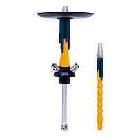 Фото 1 Кальян MAMAY CUSTOMS Flow жёлто-зелёный (без колбы) 