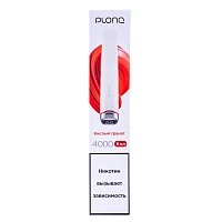 Фото  PLONQ PLUS PRO Кислый гранат (4000 затяжек) 20 мг 