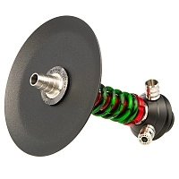 Фото 3 Кальян MAMAY CUSTOMS Coilover Micro красно-зелёный сплеш (без колбы) 