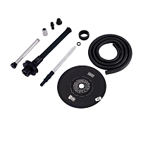 Фото 3 Кальян MISHA REVOLT Jet Black черный матовый (без колбы) 