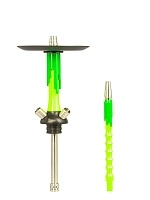 Фото 1 Кальян MAMAY CUSTOMS Flow жёлто-салатовый ф. (без колбы) 