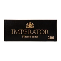 Фото 1 Гильзы сигаретные с фильтром IMPERATOR BLACK CARBON GOLD 84x20мм (200шт) 