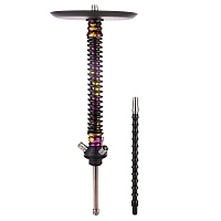 Фото 1 Кальян MAMAY CUSTOMS Coilover BIG SPECIAL ANOD пурпурнозолотой камуфляж/чёрный (без колбы) 