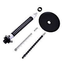 Фото 4 Кальян MAMAY CUSTOMS Coilovers бело-черный (без колбы) 