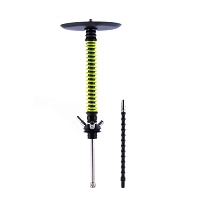 Фото  Кальян MAMAY CUSTOMS Coilovers чёрно-зелёный ф (без колбы) 