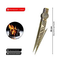 Фото 2 Щипцы Zeuz Gold 