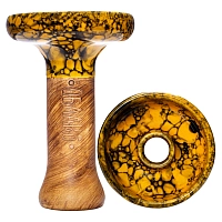 Фото 1 Чашка Облако Phunnel L Glaze Top 50 оранжево-чёрный мрамор 