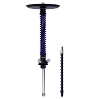 Фото 1 Кальян MAMAY CUSTOMS Coilovers чёрно-фиолетовый лак (без колбы) 