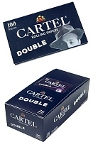 Фото  Бумага для самокруток CARTEL DOUBLE BLACK (100шт) 