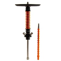 Фото  Кальян MAMAY CUSTOMS Coilovers MINI чёрно-оранжевый (без колбы) 