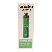Фото  Электронная система доставки никотина Brusko Minican 6, Изумрудный (Forest green). 
