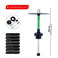 Фото 1 Кальян MISHA Grass зеленый (без колбы) 