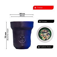 Фото 2 Чашка ST Classic Form Indigo Classic чёрно-голубая 