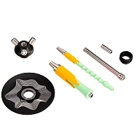 Фото 3 Кальян MAMAY CUSTOMS Flow фисташко-жёлтый (без колбы) 