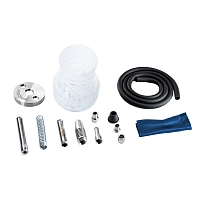 Фото 4 Кальян Pizduk Hookah (black-bag) белая колба 