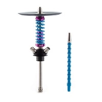 Фото 1 Кальян MAMAY CUSTOMS Coilover Micro фиолетово-синий (без колбы) (гр. BBS) 