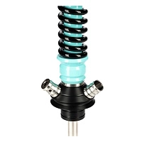 Фото 4 Кальян MAMAY CUSTOMS Coilovers мятно-черный (грав. Эра) (без колбы) 
