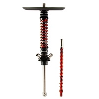 Фото  Кальян MAMAY CUSTOMS Coilovers MINI чёрно-красный Б. (без колбы) 