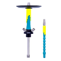 Фото 1 Кальян MAMAY CUSTOMS Flow м.волна-жёлтый ф. (без колбы) 