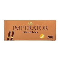 Фото  Гильзы сигаретные с фильтром IMPERATOR BROWN SUPER LONG GOLD 84x25мм (200шт) 