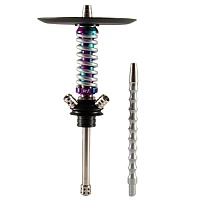 Фото 1 Кальян MAMAY CUSTOMS Coilover Micro фиолетовый К.- хром (без колбы) 