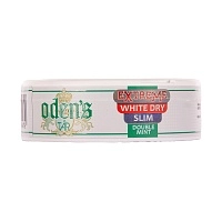 Фото  Табак жевательный Odens (Швеция) Doublemint Extreme White Dry Portion Slim 13гр 