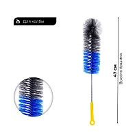 Фото 1 Ершик для колбы N1 (пластиковая ручка) чёрно-синий 