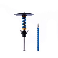 Фото  Кальян MAMAY CUSTOMS Coilover Micro золото-голубой лак (без колбы) 