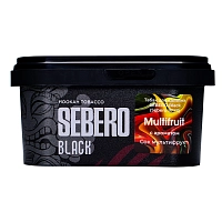 Фото  SEBERO Black с ароматом Сок мультифрукт (Multifruit), 200 гр. 