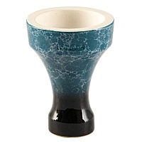 Фото  Чашка Tortuga Чёрная метка глазурь бирюзовая 