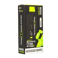 Фото  TIKOBA X SMOKE KITCHEN SOLO Мохито Груша Ягоды 9000 затяжек 