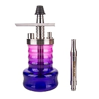 Фото 1 Кальян Pizduk PRO Red-bag (фиол/розовая колба) 