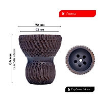 Фото 2 Чашка Cosmo Bowl Turkish Dragon (+Pack) 