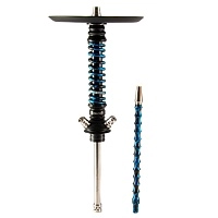 Фото  Кальян MAMAY CUSTOMS Coilovers MINI чёрно-синий Б. (без колбы) 