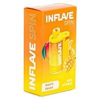 Фото  INFLAVE SPIN Манго банан (8000 затяжек) 
