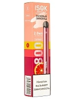 Фото  ISOK X Розовый Лимонад (800 затяжек) 