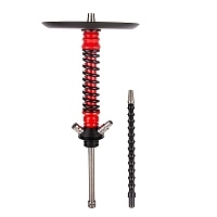 Фото 1 Кальян MAMAY CUSTOMS Coilover MINI BASE красный/чёрный (без колбы) 